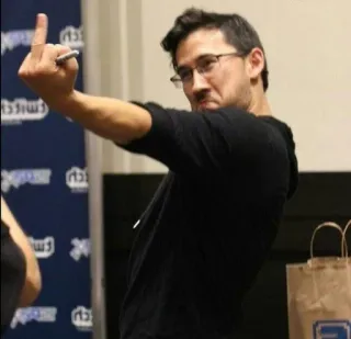 🖕 doigt d'honneur, grossier, geste, offensant telegram sticker