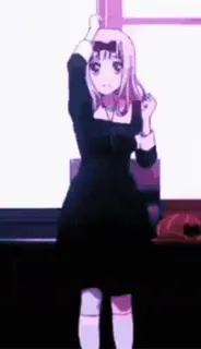 ✨ Chika Fujiwara Kaguya-sama: Love Is War Anime, Chika Fujiwara, Tanz, Süß, Lustig, Kawaii telegram sticker