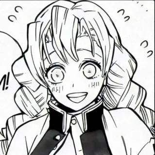 💗 Mitsuri Kanroji Demon Slayer Anime, Manga, Demon Slayer, Mitsuri Kanroji, Hashira, Pilastro dell'Amore whatsapp sticker