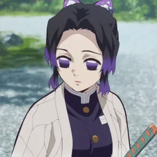 🦋 Shinobu Kocho Demon Slayer Аниме, Клинок, рассекающий демонов, Шинобу Кочо, Персонаж telegram sticker