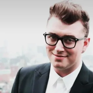 😕 Sam Smith Sam Smith, penyanyi, kacamata, potret, musisi, penampil whatsapp sticker