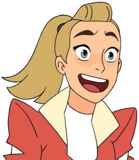 🤩 Adora She-Ra and the Princesses of Power cartoon, princess, hero, animation, She-Ra, Adora telegram sticker