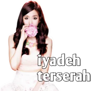 🙄 iyadeh
terserah женщина, цветок, девушка, кореянка, платье whatsapp sticker