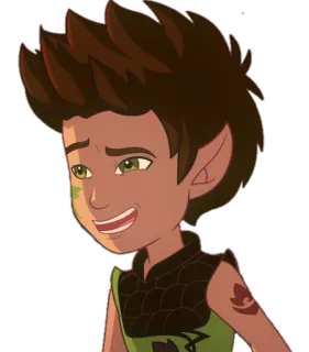 😅 Callum The Dragon Prince Callum, The Dragon Prince, Elf, Cartoon, Charakter, Fantasy whatsapp sticker