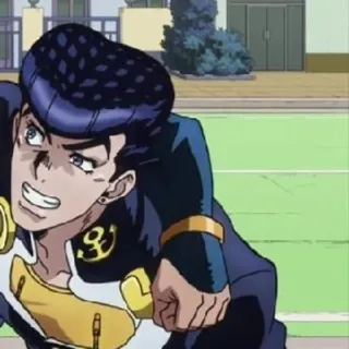 💎 Josuke Higashikata JoJo's Bizarre Adventure อนิเมะ, มังงะ, โกรธ, โจสุเกะ, การผจญภัยสุดประหลาด telegram sticker