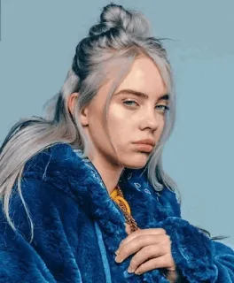 🕸 Billie Eilish Musiker, Sängerin, Promi, Porträt, Frau, Billie Eilish telegram sticker