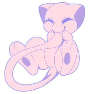 😋 Mew Pokemon telegram sticker