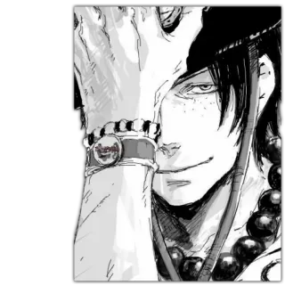 🙂 Ace One Piece Эйс, Ван Пис, аниме, манга, пират, огонь telegram sticker