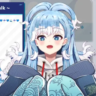 💧 Kobo Kanaeru Talk ~ 动漫, 虚拟主播, Kobo Kanaeru, 印尼虚拟主播, Hololive, 女性 telegram sticker