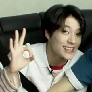 🤟 người, cử chỉ, đàn ông, khuôn mặt, ok telegram sticker