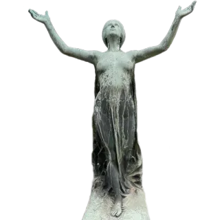 🤷‍♀️ statue, female, religion, sculpture, art, nude telegram sticker