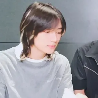 🗿 pessoa, homem, coreano, cabelo telegram sticker