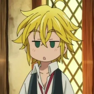 😒 Meliodas The Seven Deadly Sins Anime, Dibujos animados, Manga, Meliodas, Los Siete Pecados Capitales telegram sticker