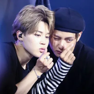 🦋 kpop, bts, 韩流, jimin, v, 偶像, 音乐, 乐队 telegram sticker