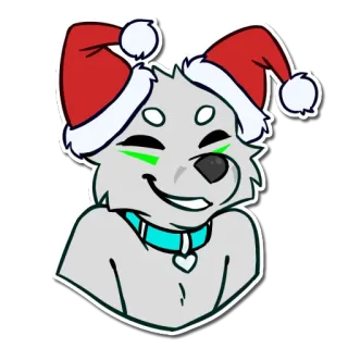 🎄 furry wolf telegram sticker
