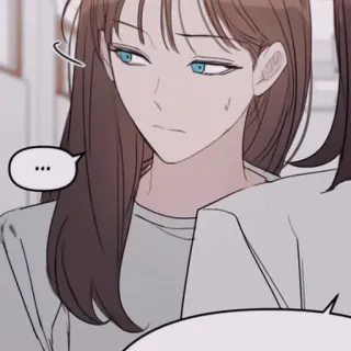🕯 ... anime, manga, expression, thought bubble, girl, illustration telegram sticker