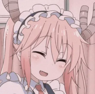 🐉 Kanna Kamui Miss Kobayashi's Dragon Maid anime, dragon, maid, cute, kanna, kanna kamui, miss kobayashi's dragon maid telegram sticker