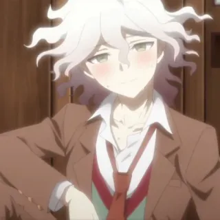 😳 Nagito Komaeda Danganronpa anime, character, danganronpa, nagito komaeda telegram sticker