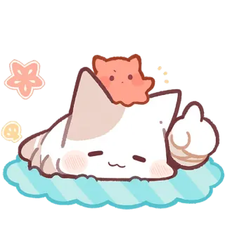 🫵 cat, thumb up, cute, animal telegram sticker