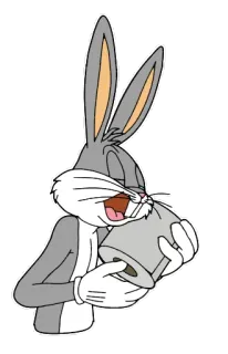 🧻 Bugs Bunny Looney Tunes dibujos animados, conejo, martillo, gracioso, clásico telegram sticker