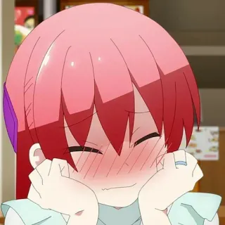 ❤️ Anime, Mangá, Corado, Fofo, Personagem, Desenho animado whatsapp sticker