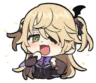 Genshin Impact Chibi || @GreySunders telegram stickers