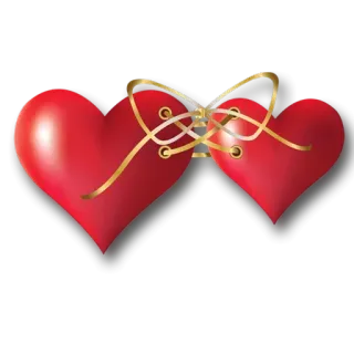 ❣️ coeurs, amour, romance, saint-valentin, coeurs liés telegram sticker