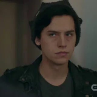 ❄️ Jughead Jones Riverdale Jughead Jones, Riverdale, Personaje, Serie de TV, Drama adolescente, Archie Comics telegram sticker