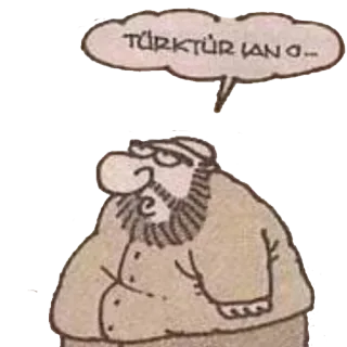🇹🇷 TÜRKTÜR lan o... 만화, 텍스트, 터키어, 캐릭터 telegram sticker
