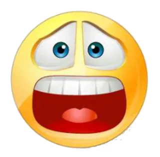 😵 Emoji, Gesicht, Verängstigt, Ausdruck, Cartoon telegram sticker