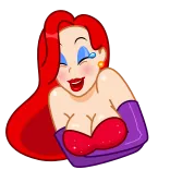 Jessica Rabbit telegram stickers
