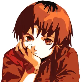 😶 Anime, Retrato, Desenho animado, Menino whatsapp sticker