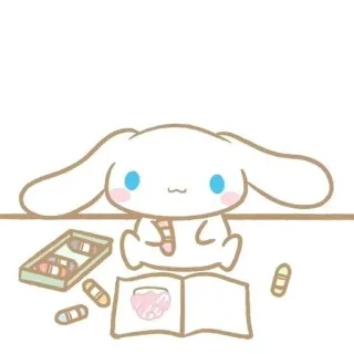 🌟 Cinnamoroll Cinnamoroll, Sanrio, kawaii, süß, Zeichnung, Künstler telegram sticker