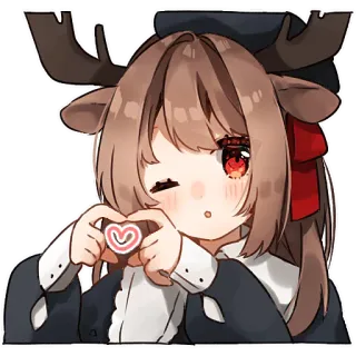 Кемомими девочки @Nyasticks telegram stickers