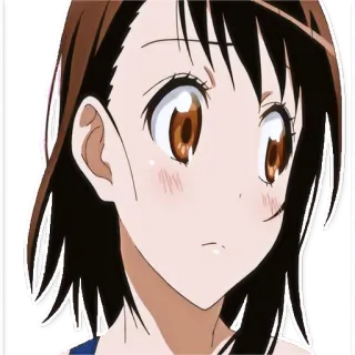 😕 Anime, Menina, Fofa, Desenho animado, Personagem, Mangá telegram sticker