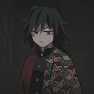 😐 Giyu Tomioka Demon Slayer Anime, Demon Slayer, Giyu Tomioka, Mangá, Personagem whatsapp sticker