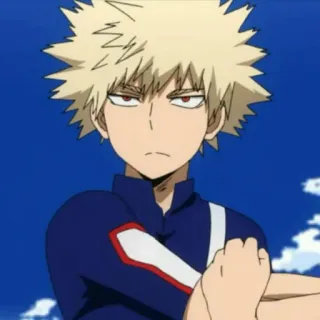 🍺 Bakugo Katsuki My Hero Academia Anime, Karakter, Manga, My Hero Academia, Bakugo, Katsuki, Marah, Pahlawan telegram sticker