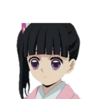 😦 Kanao Tsuyuri Demon Slayer Anime, Demon Slayer, Kanao Tsuyuri, Manga whatsapp sticker