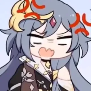 🤬 Anime, Desenho animado, Irritado, Expressão, Frustrado whatsapp sticker