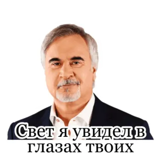 😚 Свет я увидел в глазах твоих telegram sticker