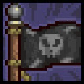 ☠ bandera pirata, calavera, huesos cruzados, jolly roger telegram sticker