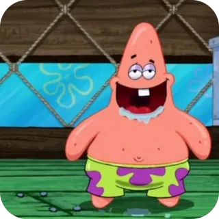 🫥 Patrick Star SpongeBob SquarePants telegram sticker