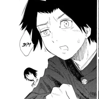 😲 Э?! Anime, Manga, Terkejut, Ekspresi, Komik whatsapp sticker