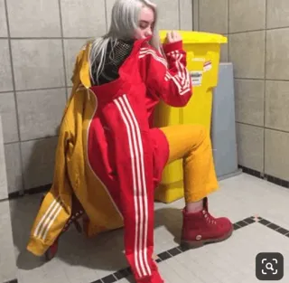 ✨ Billie Eilish billie eilish, chanteuse, célébrité, musique, mode telegram sticker
