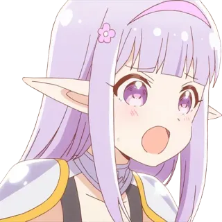 😩 Anime, Elf, Kawaii, Cartoon, Sticker, Süß whatsapp sticker