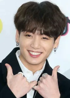 🤙 Jungkook K-Pop, певец, знаменитость, корейский, мужчина, BTS, айдол whatsapp sticker