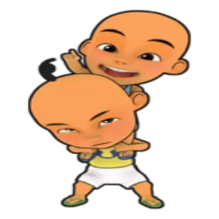 😃 Upin & Ipin dessin animé, Upin, Ipin, enfants telegram sticker