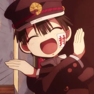 🕊 Hanako-kun Toilet-bound Hanako-kun 封 anime, manga, character, hanako, toilet-bound, funny telegram sticker