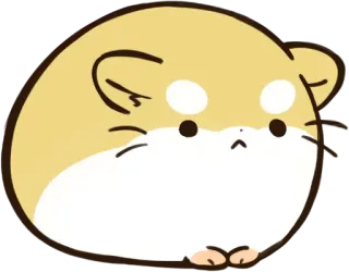 😞 cute, dog, animal, shiba inu, pet, cartoon telegram sticker