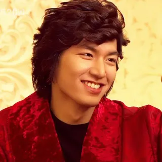 😁 Lee Min-ho Boys Over Flowers Актер, Корейская дорама, Улыбка, Знаменитость, Портрет telegram sticker